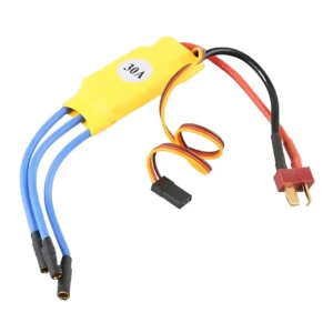 30A brushless motor speed controller with power and motor wires