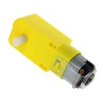 dc dual shaft bo motor yellow
