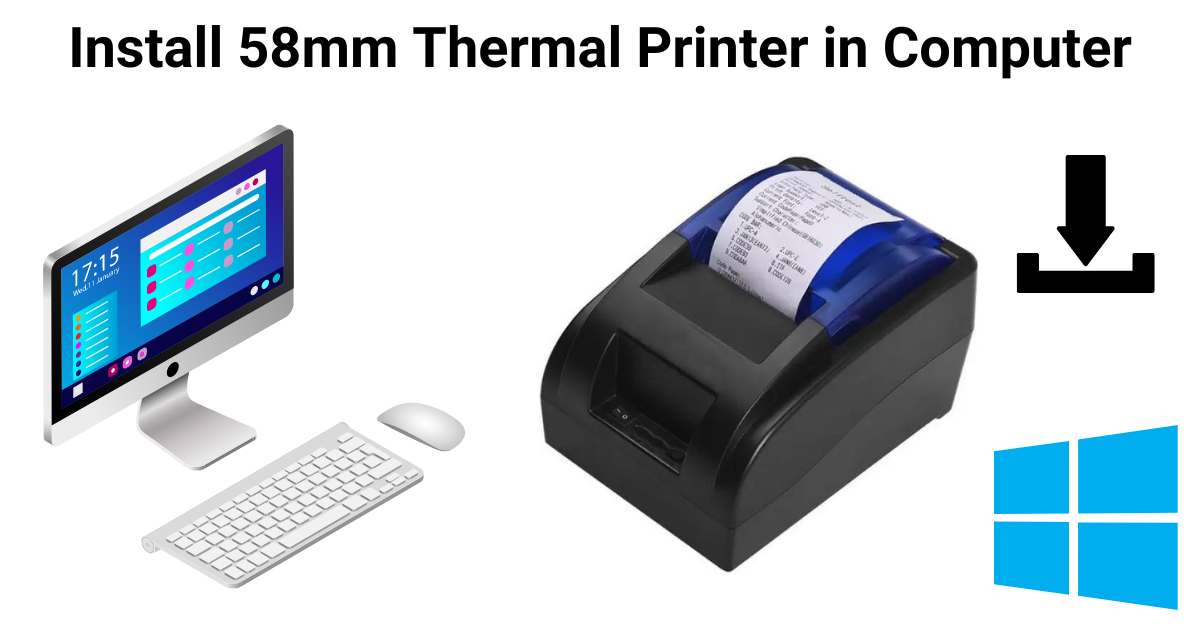 58mm thermal printer installation guide