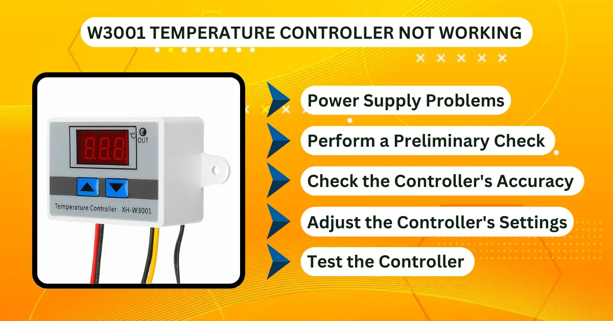 w3001 Controllers Not Working