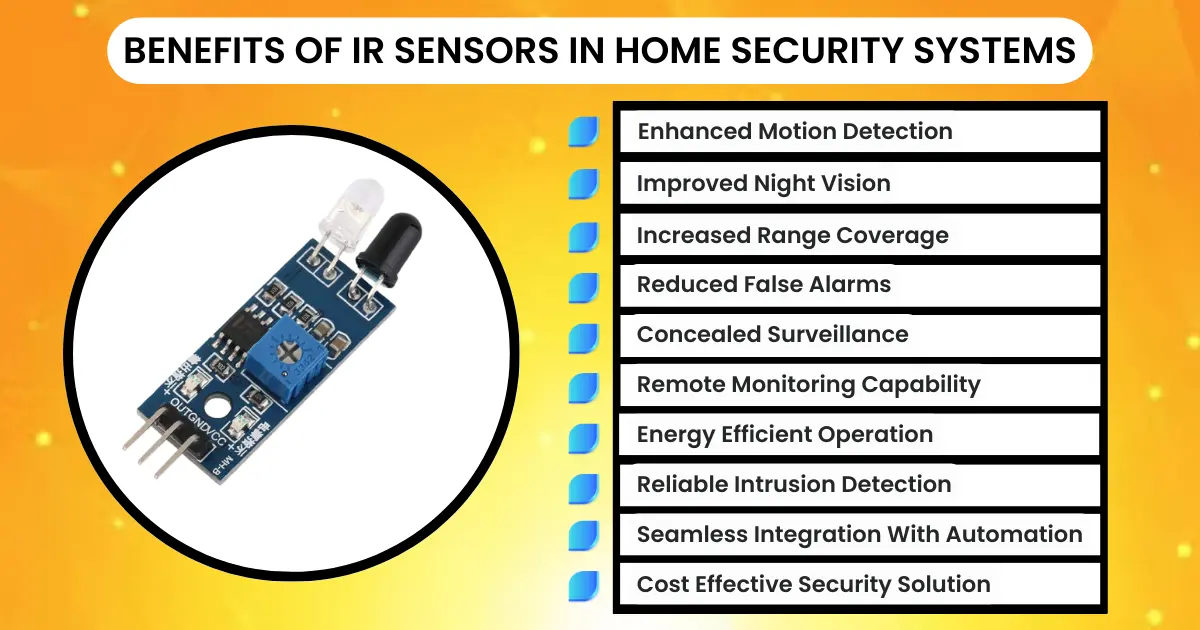 IR sensor benefits