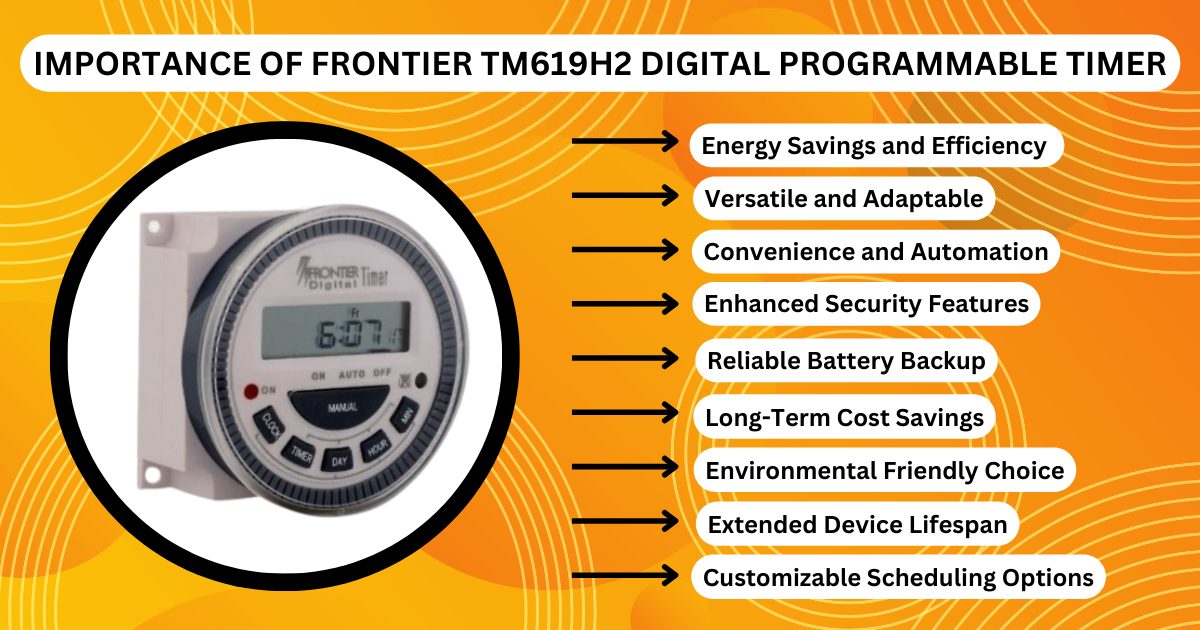 importance of using frontier digital timer