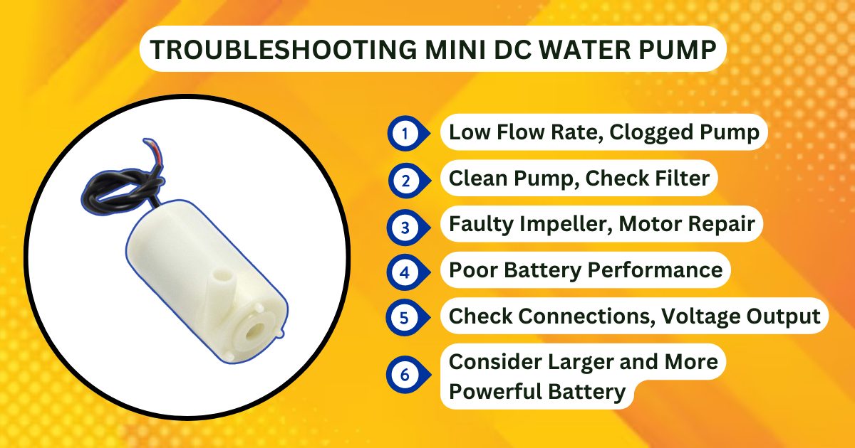 dc pump troubleshooting