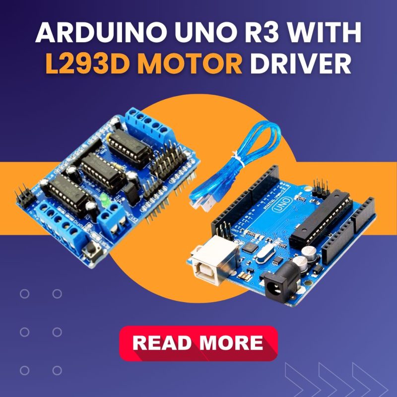 L293D motor driver with arduino uno