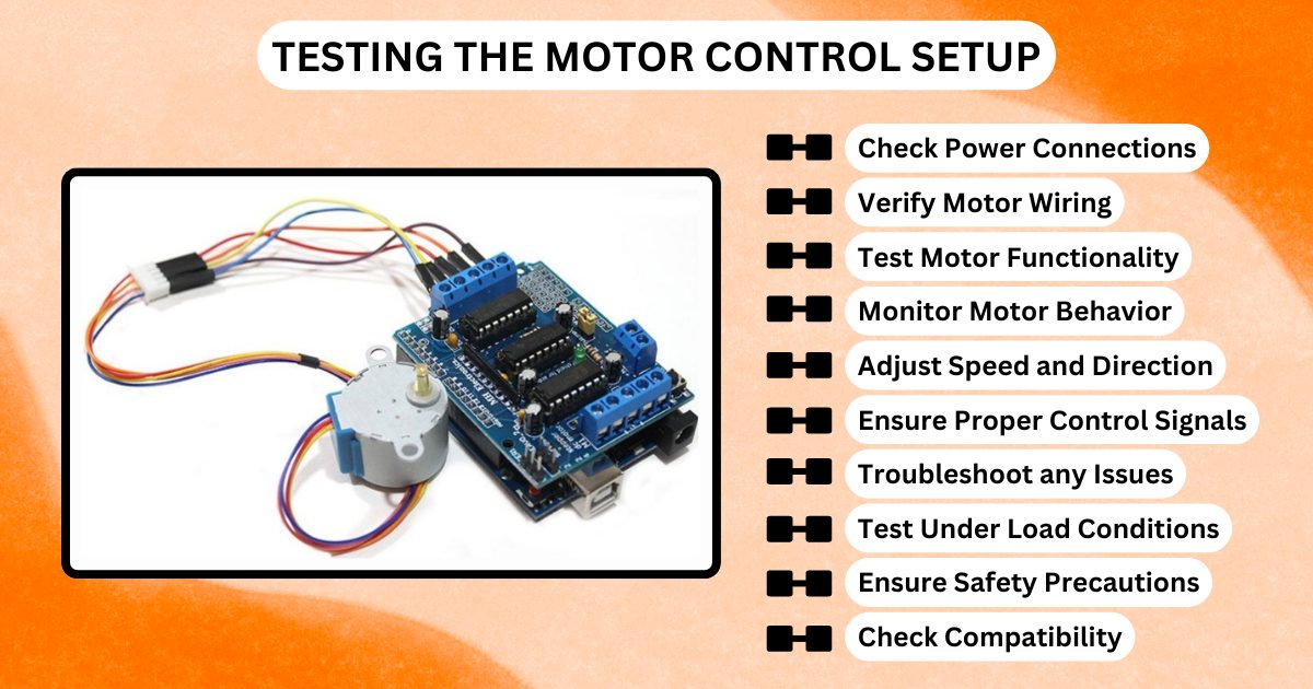 How to setup motor control