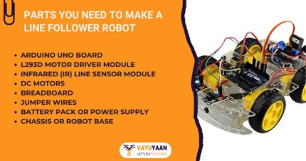 Line Follower Robot Using Arduino - Step-by-Step Tutorial - Vayuyaan