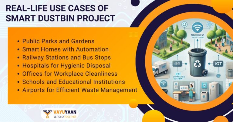 Smart Dustbin Using Arduino and Ultrasonic Sensor - Vayuyaan