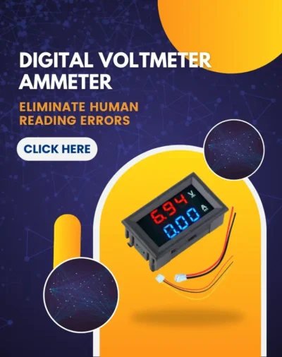 digital voltmeter and ammeter